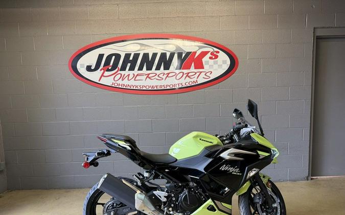 2026 Kawasaki Ninja 500 ABS Metallic Yellowish Green/Ebony