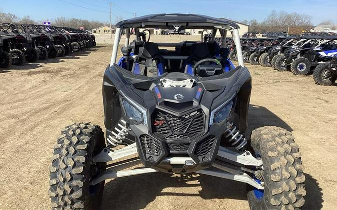 2023 Can-Am® Maverick X3 MAX X rs Turbo RR Intense Blue / Carbon Black / Chalk Grey