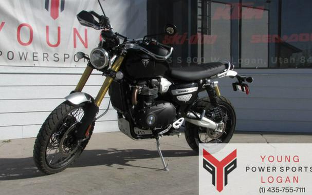 2024 Triumph Scrambler 1200 XE Sapphire Black XE Phantom Black Storm Grey