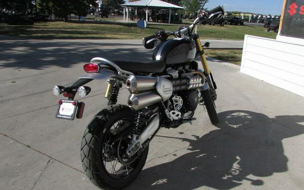 2024 Triumph Scrambler 1200 XE Sapphire Black XE Phantom Black Storm Grey