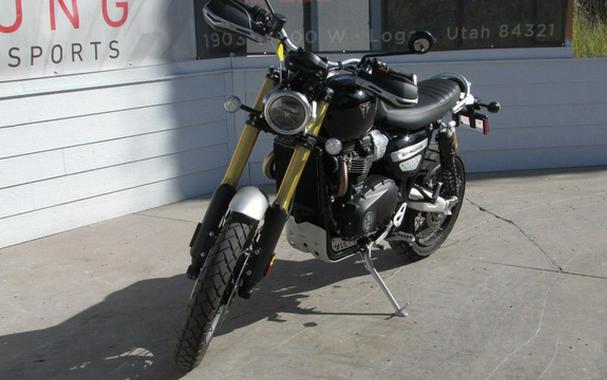 2024 Triumph Scrambler 1200 XE Sapphire Black XE Phantom Black Storm Grey