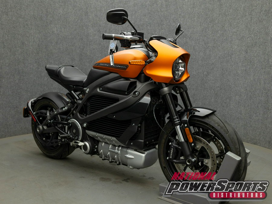 2020 HARLEY DAVIDSON ELW LIVEWIRE W/ABS