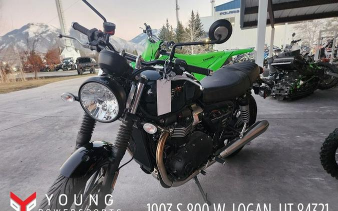 2024 Triumph Speed Twin 900 Jet Black Stealth Edition