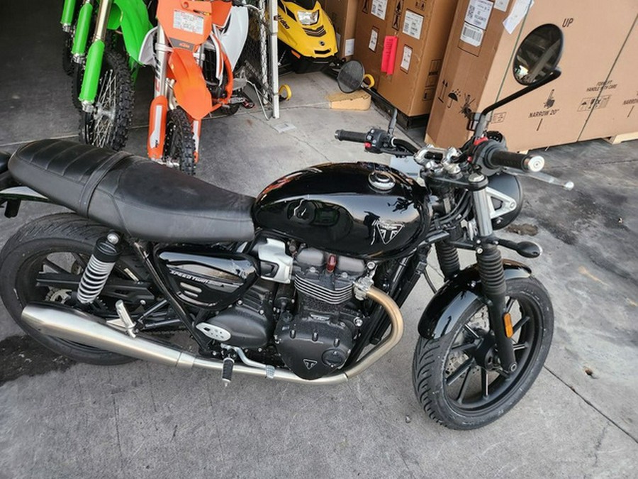 2024 Triumph Speed Twin 900 Jet Black Stealth Edition