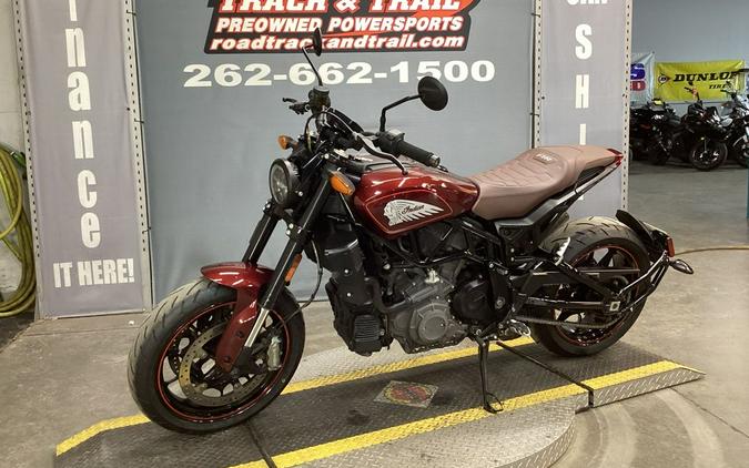 2022 Indian Motorcycle® FTR S Maroon Metallic