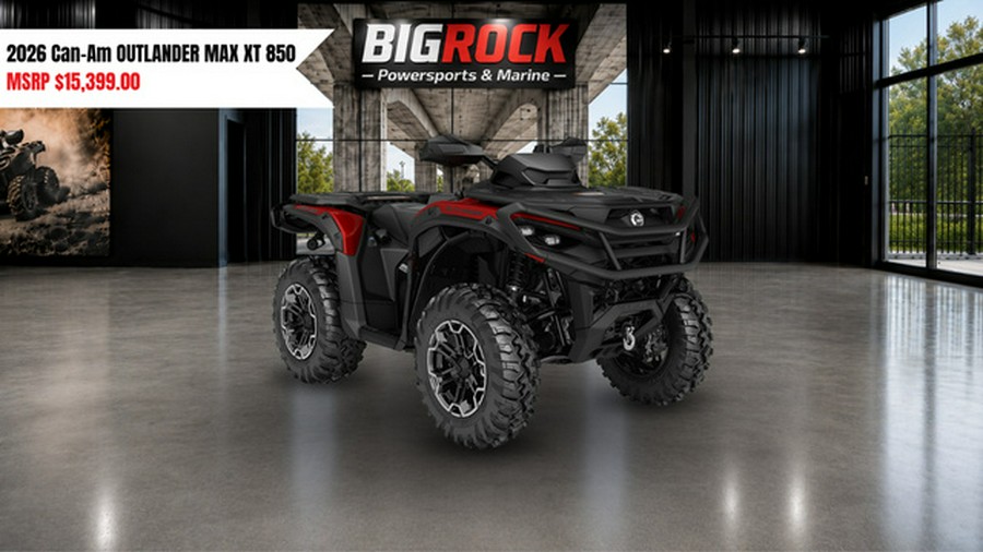 2026 Can-AM OUTLANDER MAX XT 850