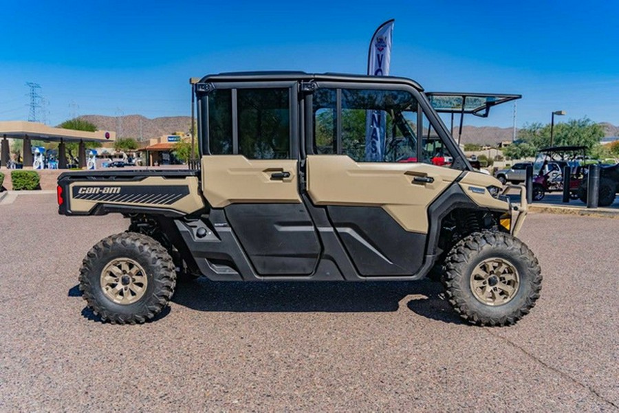 2025 Can-Am Defender MAX Limited HD10 Desert Tan & Stealth Bla