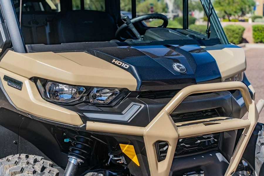2025 Can-Am Defender MAX Limited HD10 Desert Tan & Stealth Bla