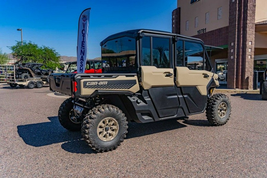 2025 Can-Am Defender MAX Limited HD10 Desert Tan & Stealth Bla