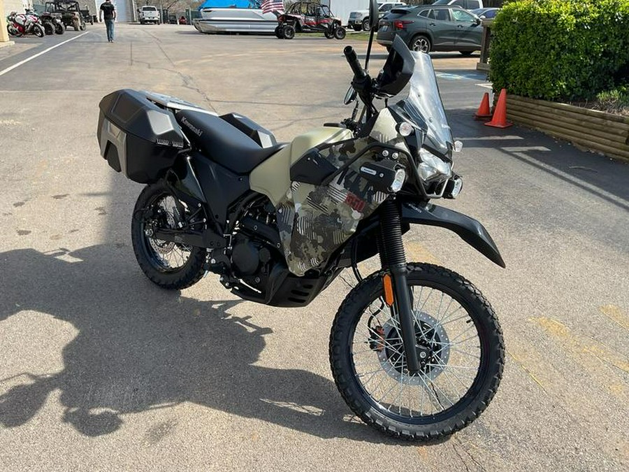 2026 Kawasaki KLR®650 Adventure ABS Cypher Camo Beige