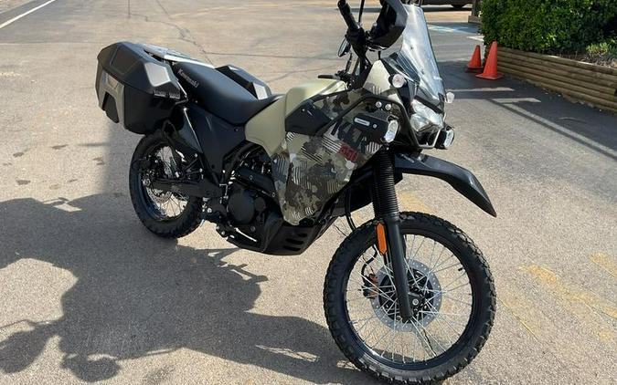 2026 Kawasaki KLR®650 Adventure ABS Cypher Camo Beige