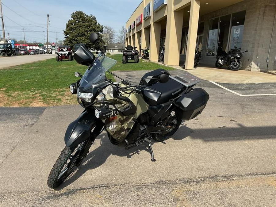 2026 Kawasaki KLR®650 Adventure ABS Cypher Camo Beige
