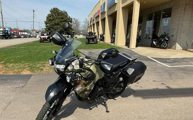 2026 Kawasaki KLR®650 Adventure ABS Cypher Camo Beige
