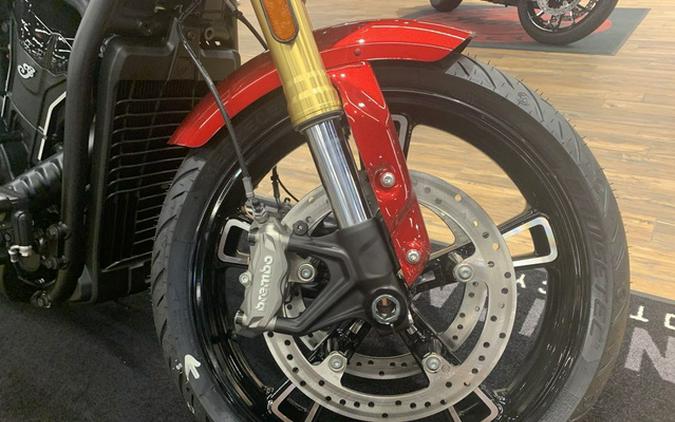 2025 Indian 101 Scout Sunset Red Metallic with Graphics