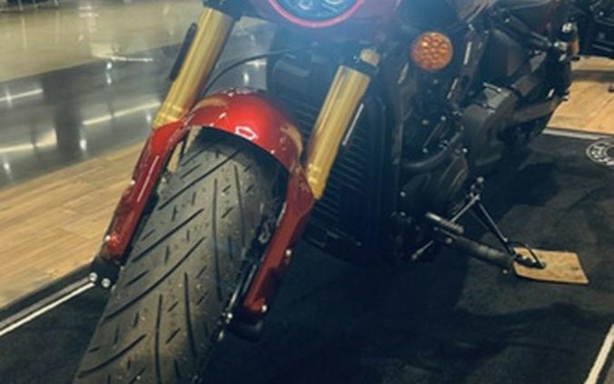 2025 Indian 101 Scout Sunset Red Metallic with Graphics