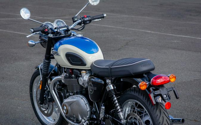 2026 Triumph Bonneville T120 Aegean blue