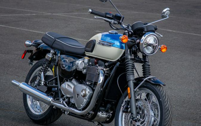 2026 Triumph Bonneville T120 Aegean blue
