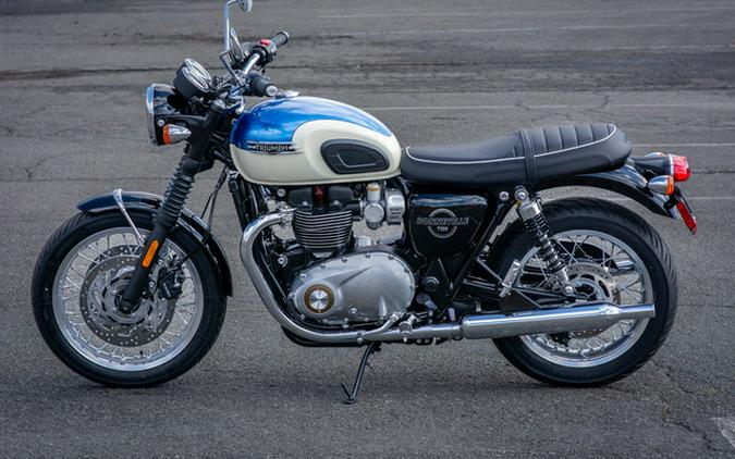 2026 Triumph Bonneville T120 Aegean blue