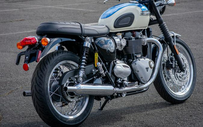 2026 Triumph Bonneville T120 Aegean blue