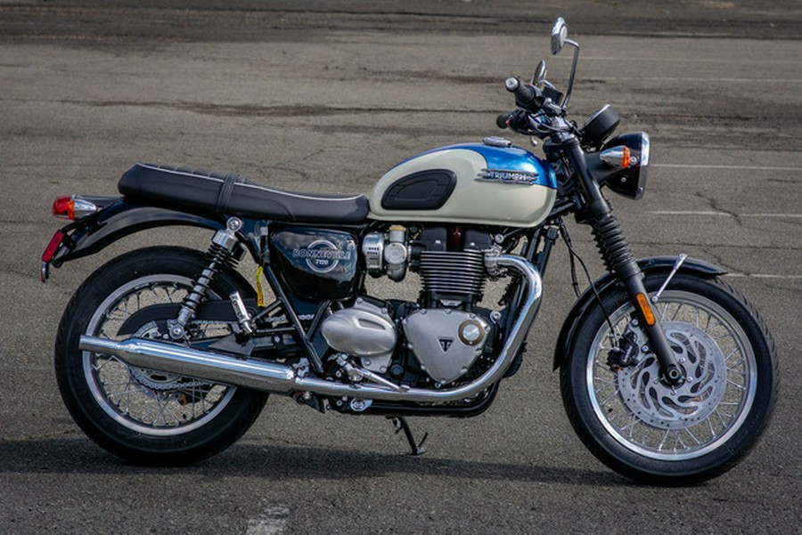 2026 Triumph Bonneville T120 Aegean blue