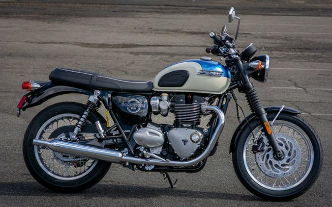2026 Triumph Bonneville T120 Aegean blue