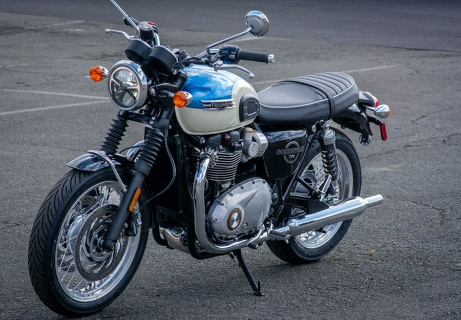 2026 Triumph Bonneville T120 Aegean blue