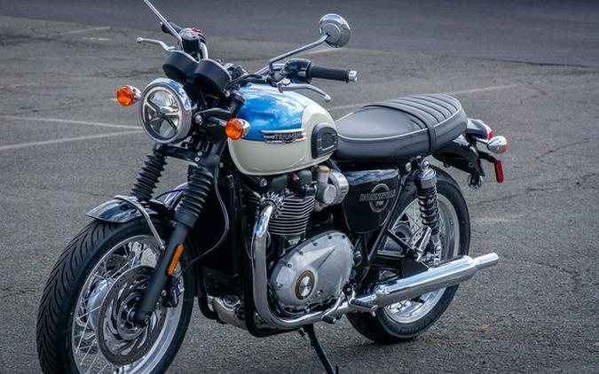 2026 Triumph Bonneville T120 Aegean blue