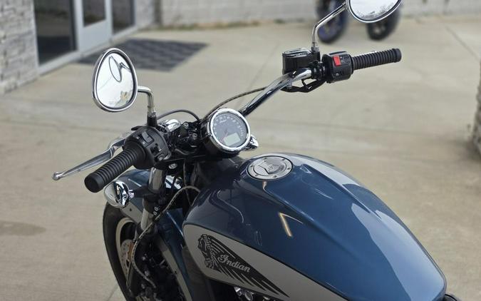 2021 Indian Motorcycle® Scout® ABS Icon Blue Slate Metallic/Cobra Silver