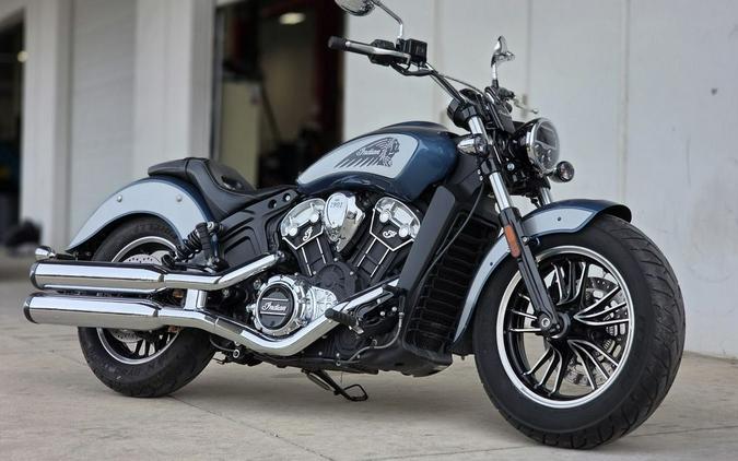 2021 Indian Motorcycle® Scout® ABS Icon Blue Slate Metallic/Cobra Silver
