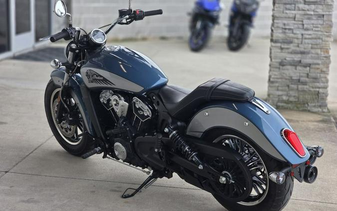 2021 Indian Motorcycle® Scout® ABS Icon Blue Slate Metallic/Cobra Silver