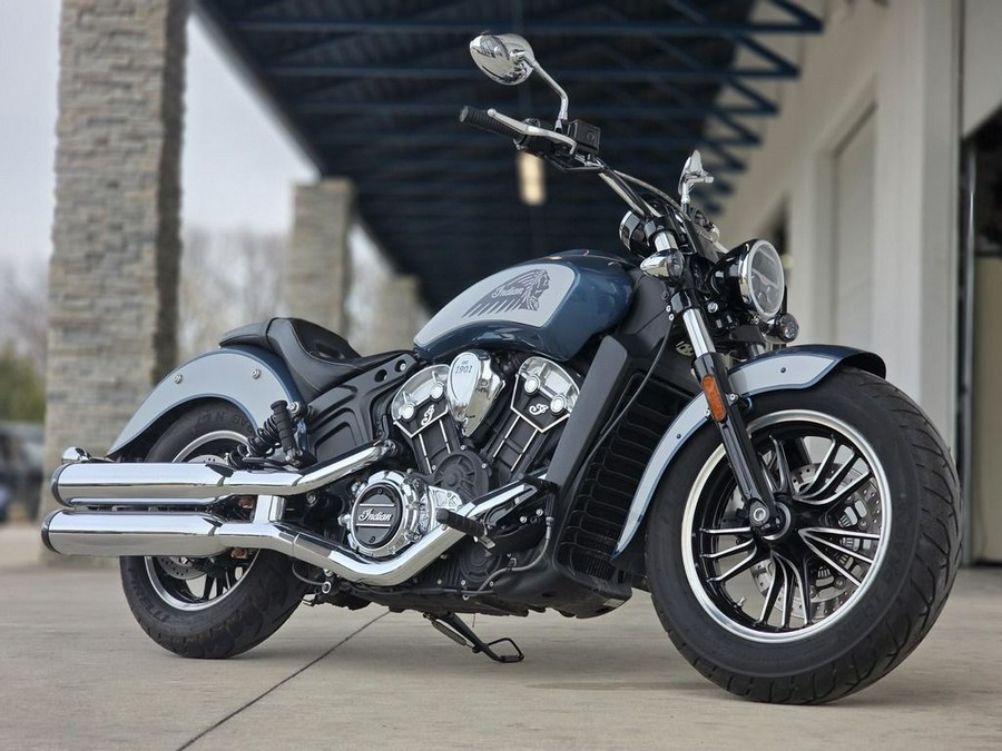 2021 Indian Motorcycle® Scout® ABS Icon Blue Slate Metallic/Cobra Silver