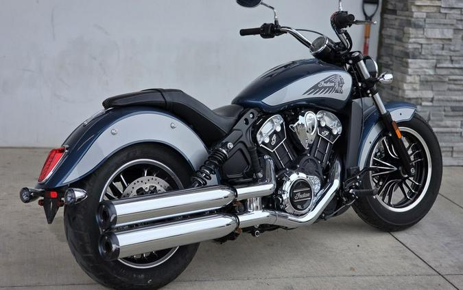 2021 Indian Motorcycle® Scout® ABS Icon Blue Slate Metallic/Cobra Silver