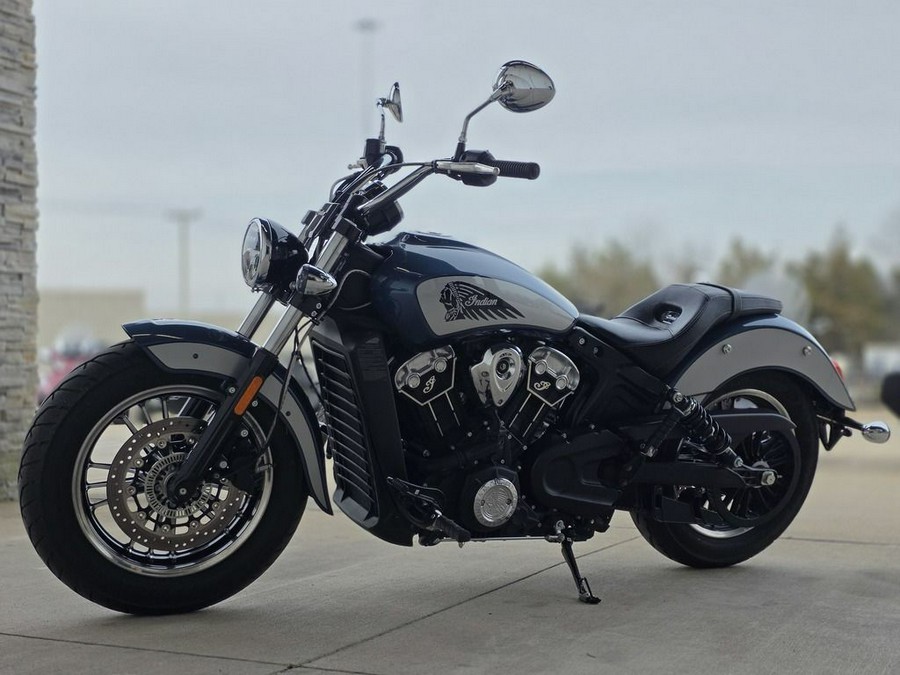 2021 Indian Motorcycle® Scout® ABS Icon Blue Slate Metallic/Cobra Silver