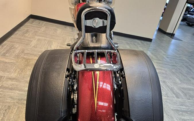 2014 Harley-Davidson® CVO™ Softail® Deluxe Crimson Red Sunglo and Ruby Flake FLSTNSE