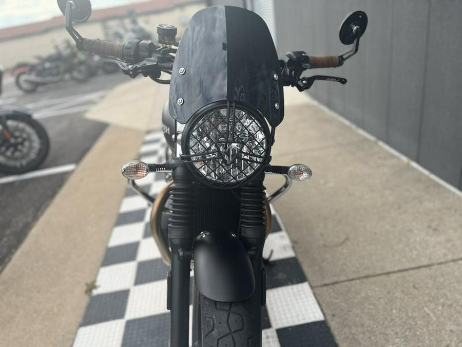 2022 Triumph Street Twin Matte Ironstone