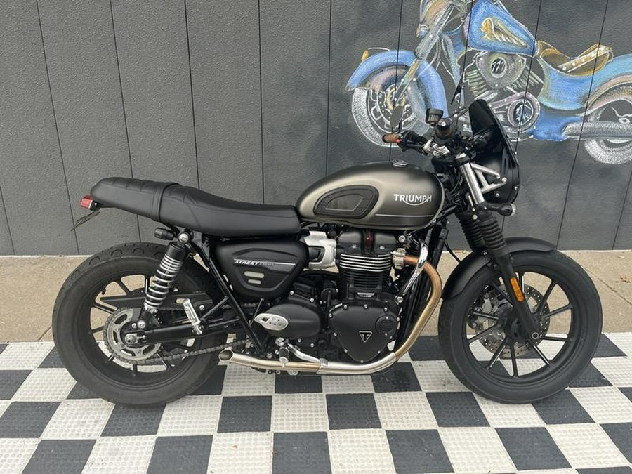 2022 Triumph Street Twin Matte Ironstone