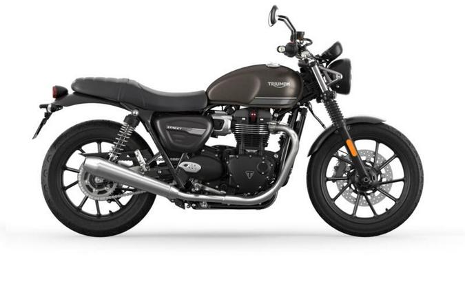 2022 Triumph Street Twin Matte Ironstone