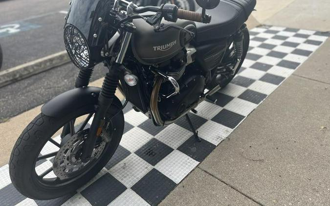 2022 Triumph Street Twin Matte Ironstone