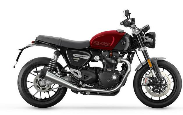 2024 Triumph Speed Twin 1200 Carnival Red/Storm Grey