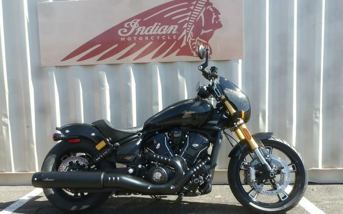 2026 Indian Motorcycle® 101 Scout® Black Crystal with Super Graphite