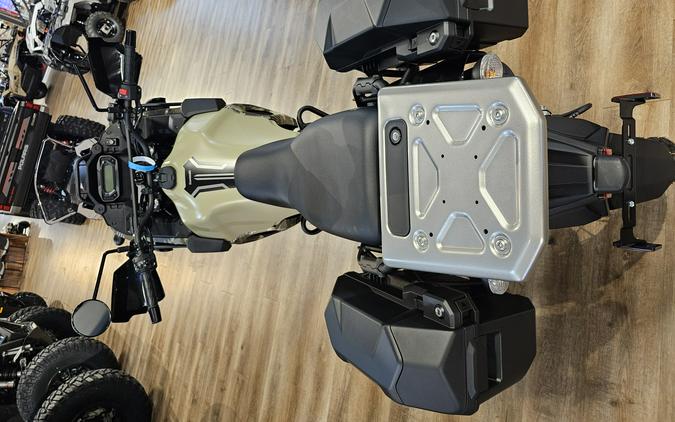 2026 Kawasaki KLR 650 Adventure ABS Cypher Camo Beige/Metallic Matte Carbon Gray - 110326