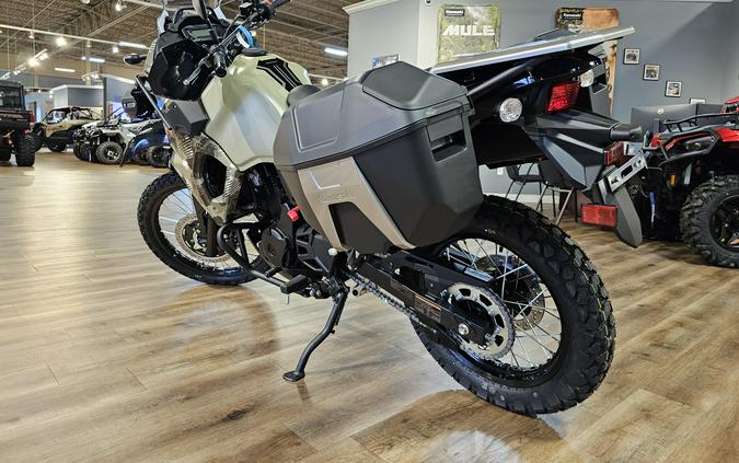 2026 Kawasaki KLR 650 Adventure ABS Cypher Camo Beige/Metallic Matte Carbon Gray - 110326