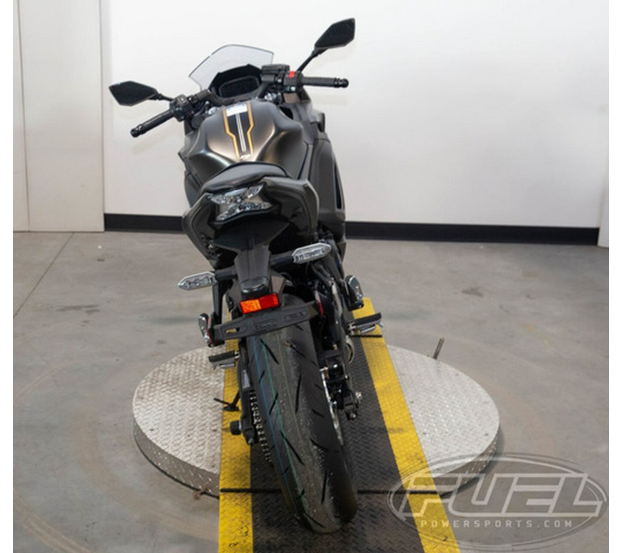 2023 Kawasaki Ninja 650 Metallic Matte Graphenesteel GrayEbony