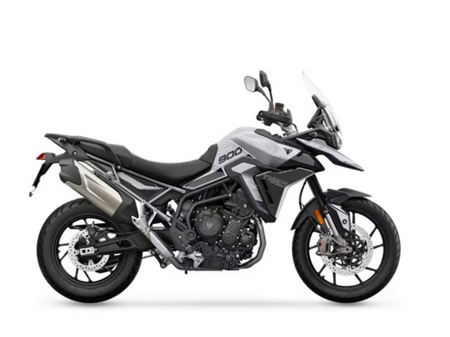 2024 Triumph Tiger 900 GT Snowdonia White Sapphire Black