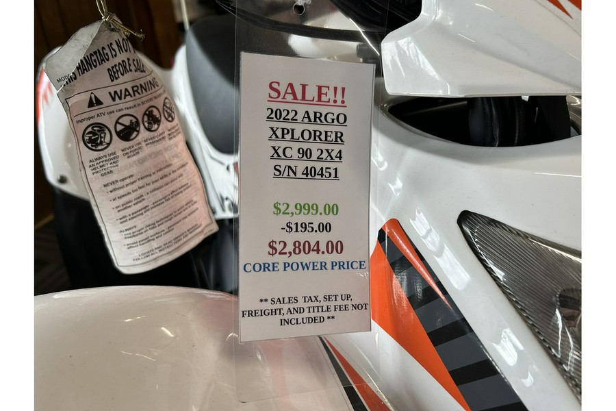 2022 ARGO Xplorer XC 90