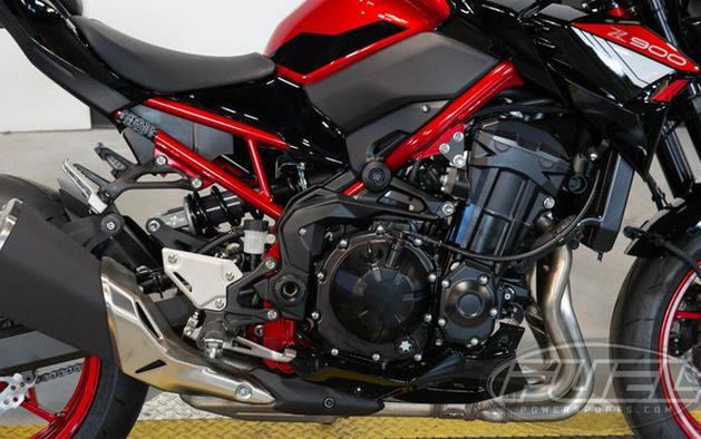 2024 Kawasaki Z900 ABS Candy Persimmon Red/Ebony