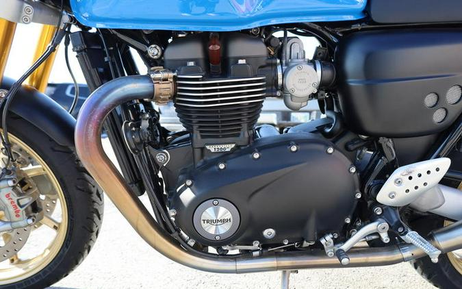 2022 Triumph Thruxton RS Ton Up Aegean Blue / Fusion White