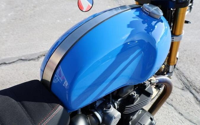 2022 Triumph Thruxton RS Ton Up Aegean Blue / Fusion White