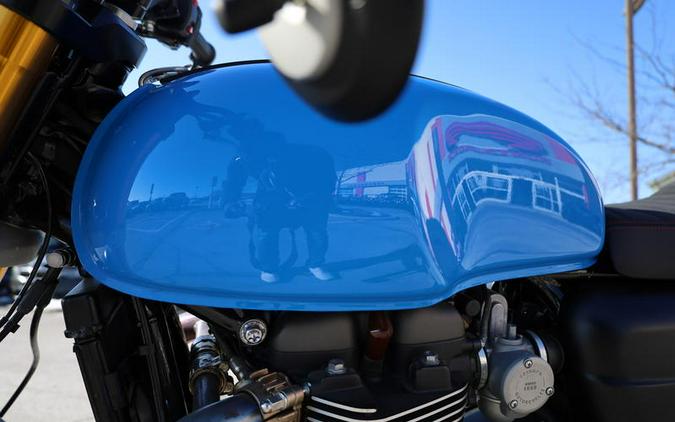 2022 Triumph Thruxton RS Ton Up Aegean Blue / Fusion White