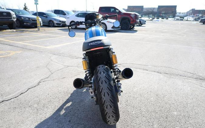 2022 Triumph Thruxton RS Ton Up Aegean Blue / Fusion White